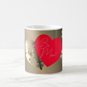 Bronze Ro Red Heart Valentine Day Magic Mugg