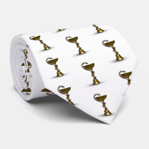 Bronze Snake Bowl Hygieia White Caduceus Medical Slips