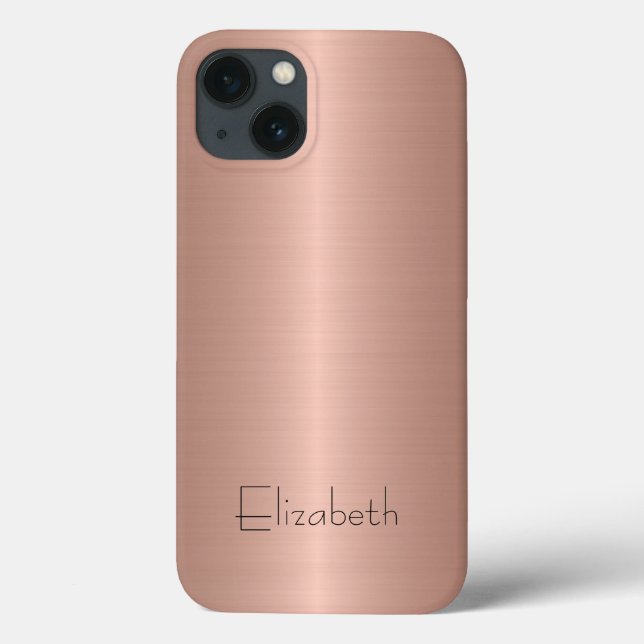 Bronze Stainless Steel Metall (Baksida)