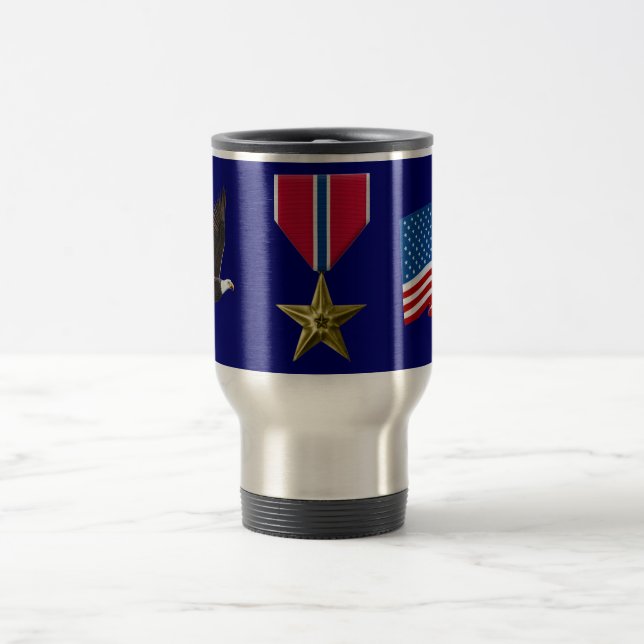 Bronze Star Medal Mugg (Center)