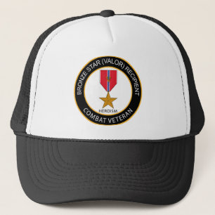 Bronze Star Recipient Combat Veteran Truckerkeps