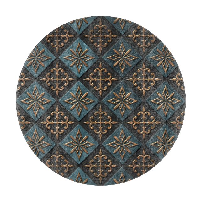 Bronze struktur med att ta hand om mönster. (Framsidan)