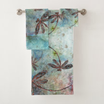 Bronze Tipen Dragonflies Magic Himlar