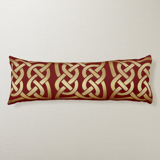 Bronze Tone Celtic Knot Kroppskudde (Framsidan)