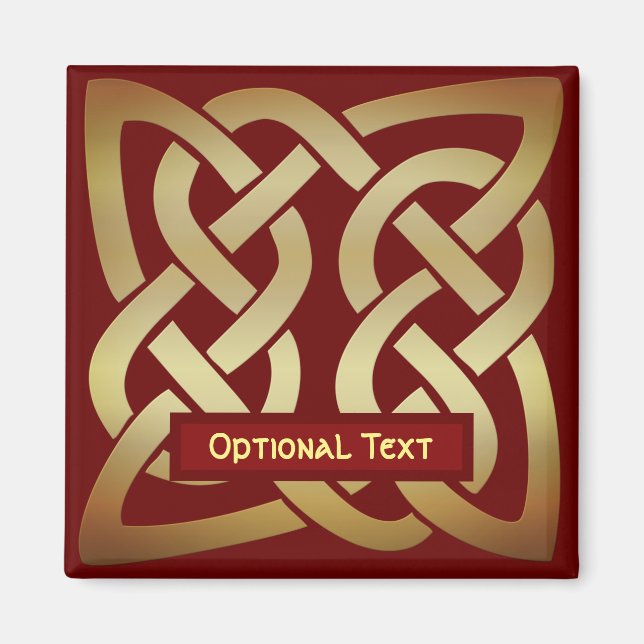 Bronze Tone Celtic Knot Magnet (Framsidan)