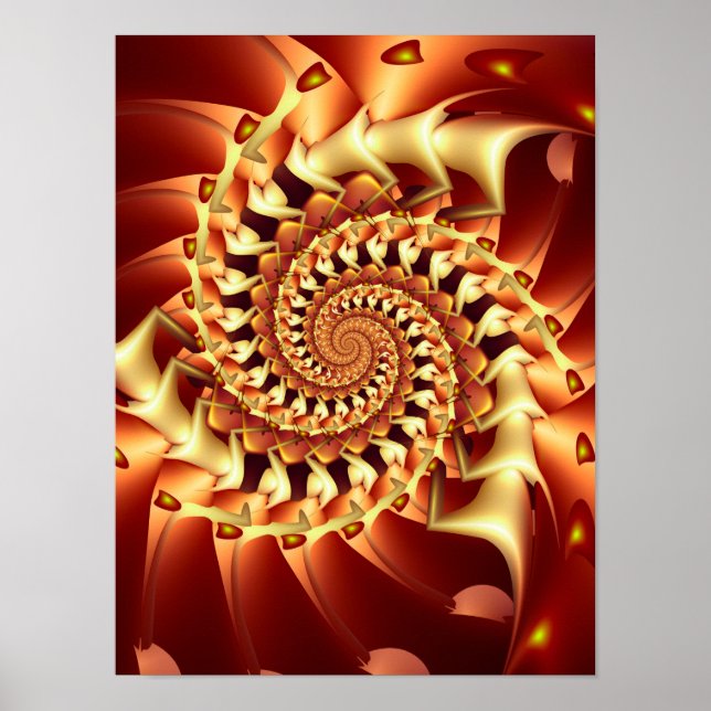 Bronze Vortex Poster (Framsidan)