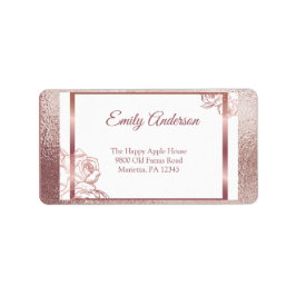 Bronze Vuxen Dubbla Joint twin-födelsedag Adressetikett