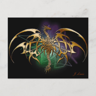 Bronzed Dragon Vykort