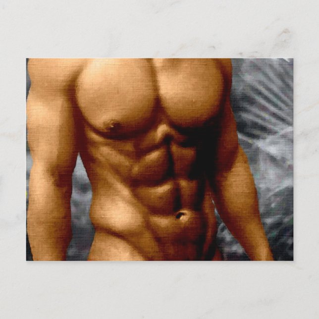 Bronzed Hunk Vykort (Framsida)