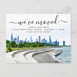 Bronzeville Chicago Flyttningsanmälnings vykort