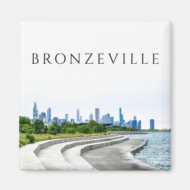 Bronzeville Chicago Magnet (Framsidan)