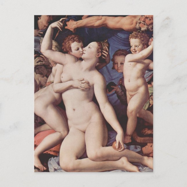 Bronzino - Allegory of Kärlek Vykort (Framsida)