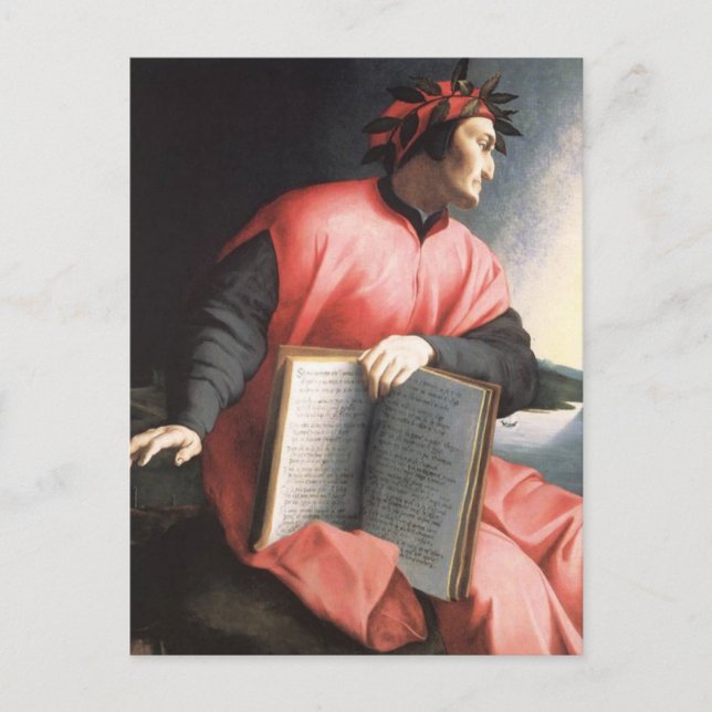 Bronzino - Dante Vykort (Framsida)