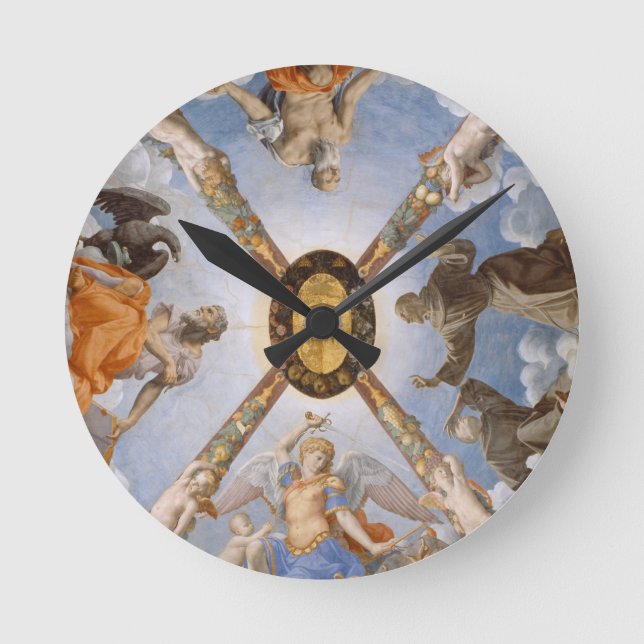 Bronzino Italienska konsthandlingarna Rund Klocka (Framsida)