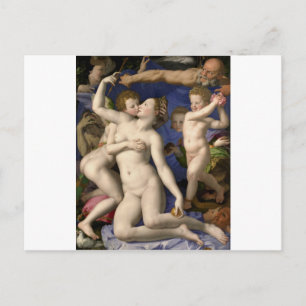Bronzino: Venus, Cupid, Folly och Time Vykort