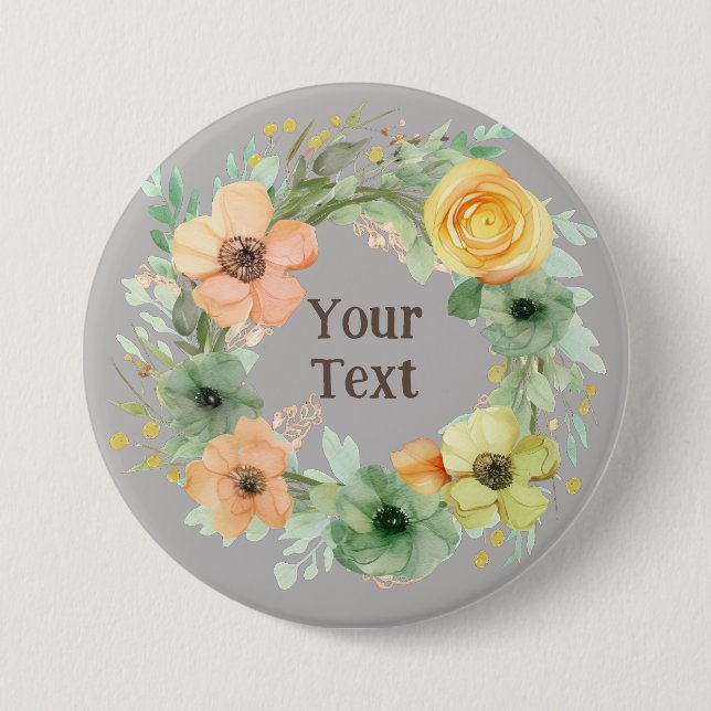 Brooch för fraktur för frisk Grönt Blödning av kru Knapp (Framsida)