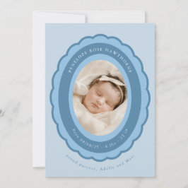 Brooch Keepsaké Birth Announcement Inbjudningar