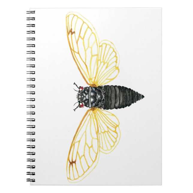 Brood X 17 År Periodical Cicada Anteckningsbok (Framsidan)