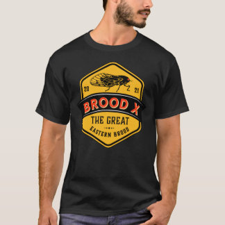 Brood X Cicadas Den Underbarare Östran Brood T Shirt