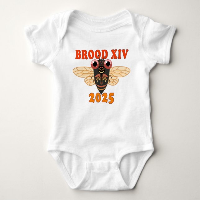 Brood XIV 2025 Cicada One-Biet utrustning T Shirt (Framsida)