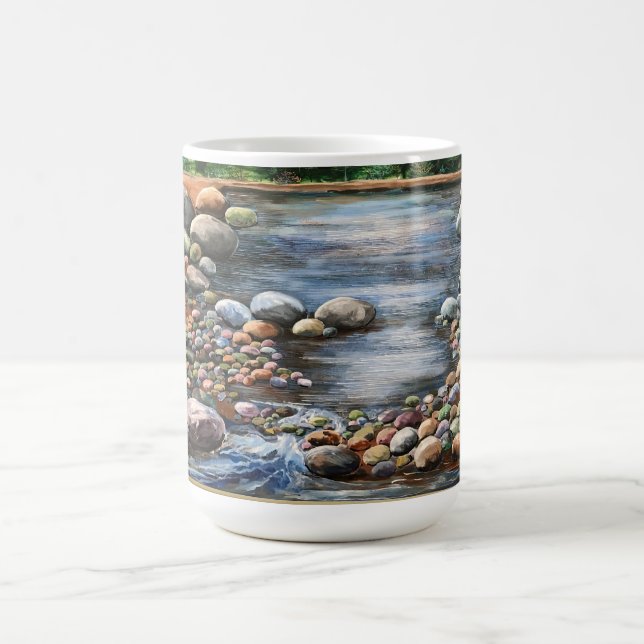 Brook Original Hand-färgade konst Kaffemugg (Center)