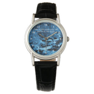 Brook Time Confucius inspirational Quote Armbandsur