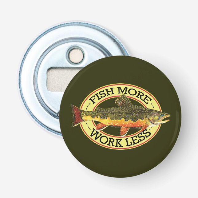 Brook Trout Fisherman's Flasköppnare (Framsidan)