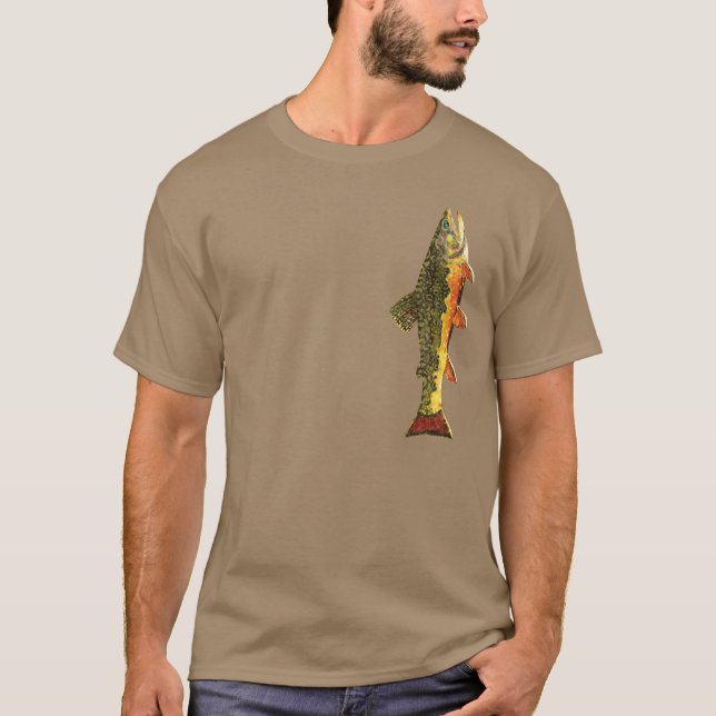 Brook Trout Fisherman's Tröja (Framsida)