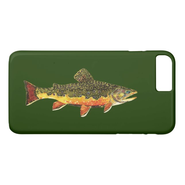 Brook Trout Fishing, Ichthyology Case-Mate iPhone Skal (Baksida (horisontal))