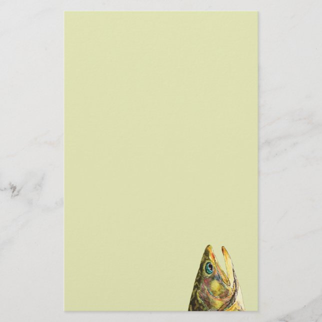 Brook Trout Fishman Brevpapper (Framsida)