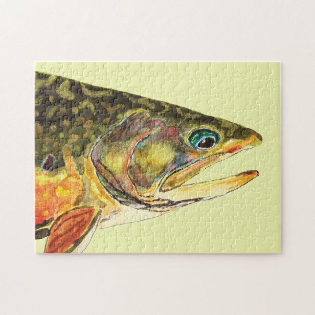 Brook Trout Fishman Pussel (Horisontell)