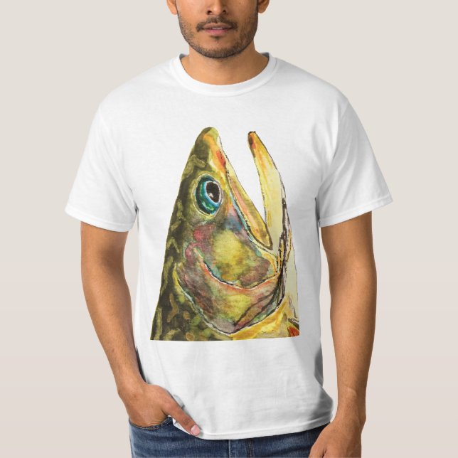 Brook Trout Fishman T Shirt (Framsida)