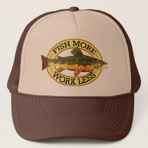 Brook Trout Fly Fishermans Keps