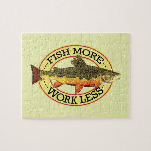 Brook Trout Fly Fishermans Pussel