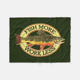 Brook Trout Flygfiske Fleecefilt