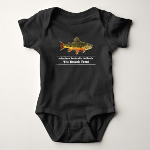 Brook Trout Flygfiske Latin Namn Ichthyology T Shirt