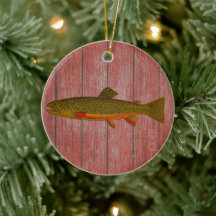 Brook Trout jul Ornament