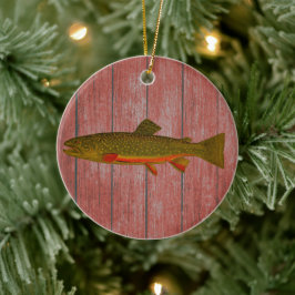 Brook Trout jul Ornament