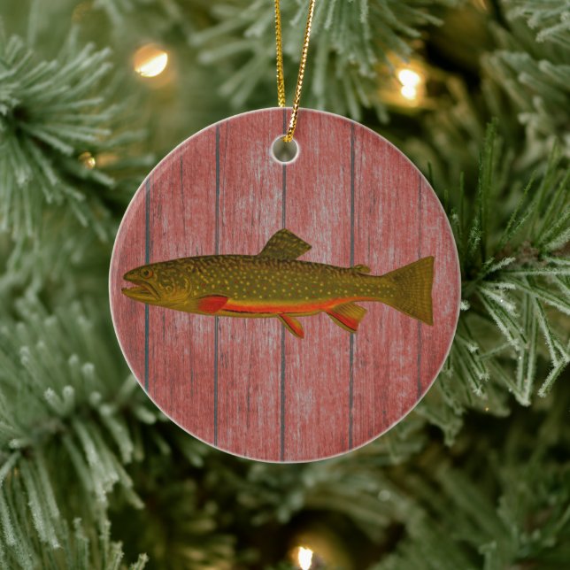 Brook Trout jul Ornament (Träd)