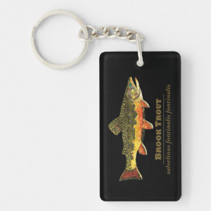 Brook Trout, latin Nyckelring