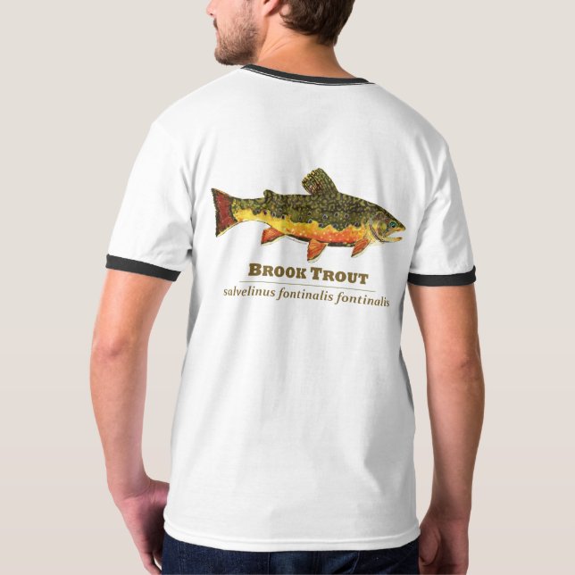 Brook Trout, latin T-shirt (Baksida)