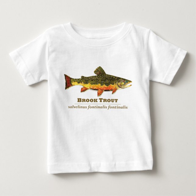 Brook Trout, latin T-shirt (Framsida)
