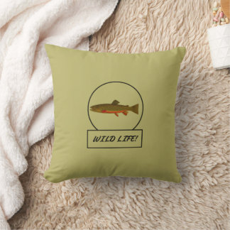 Brook Trout Pillows Kudde