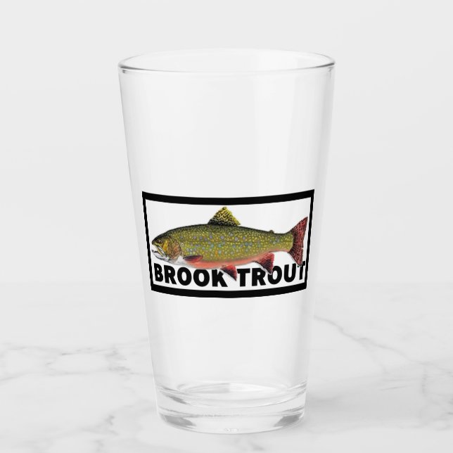 Brook Trout Pub Glass Glaskopp (Framsida)
