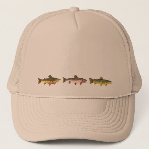 Brook Trout Sport Fishing Truckerkeps