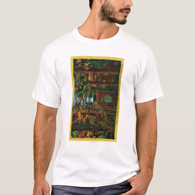 Brookdale loge som äter middag RoomBrookdale, CA Tee Shirt (Framsida)