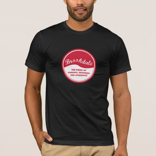 Brookdale "vintage" T-tröja Tee Shirt (Framsida)