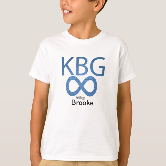 Brooke KBG Kids Ringer T-Shirt (Framsida)