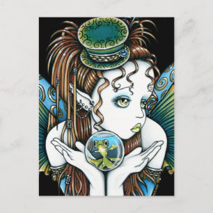 "Brooke" Pet Fish Couture Fairy Art Postkort Vykort