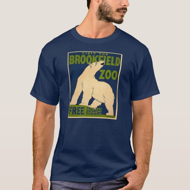 Brookfield-Polar björn Tee Shirt (Framsida)